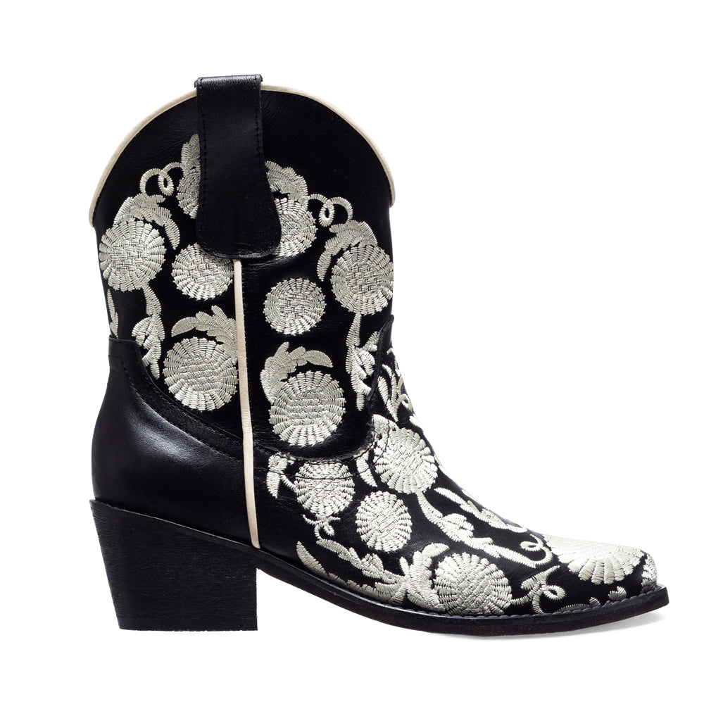 BOTA TEXANA FLORES