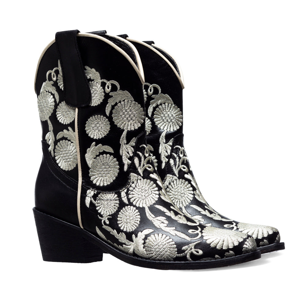 BOTA TEXANA FLORES