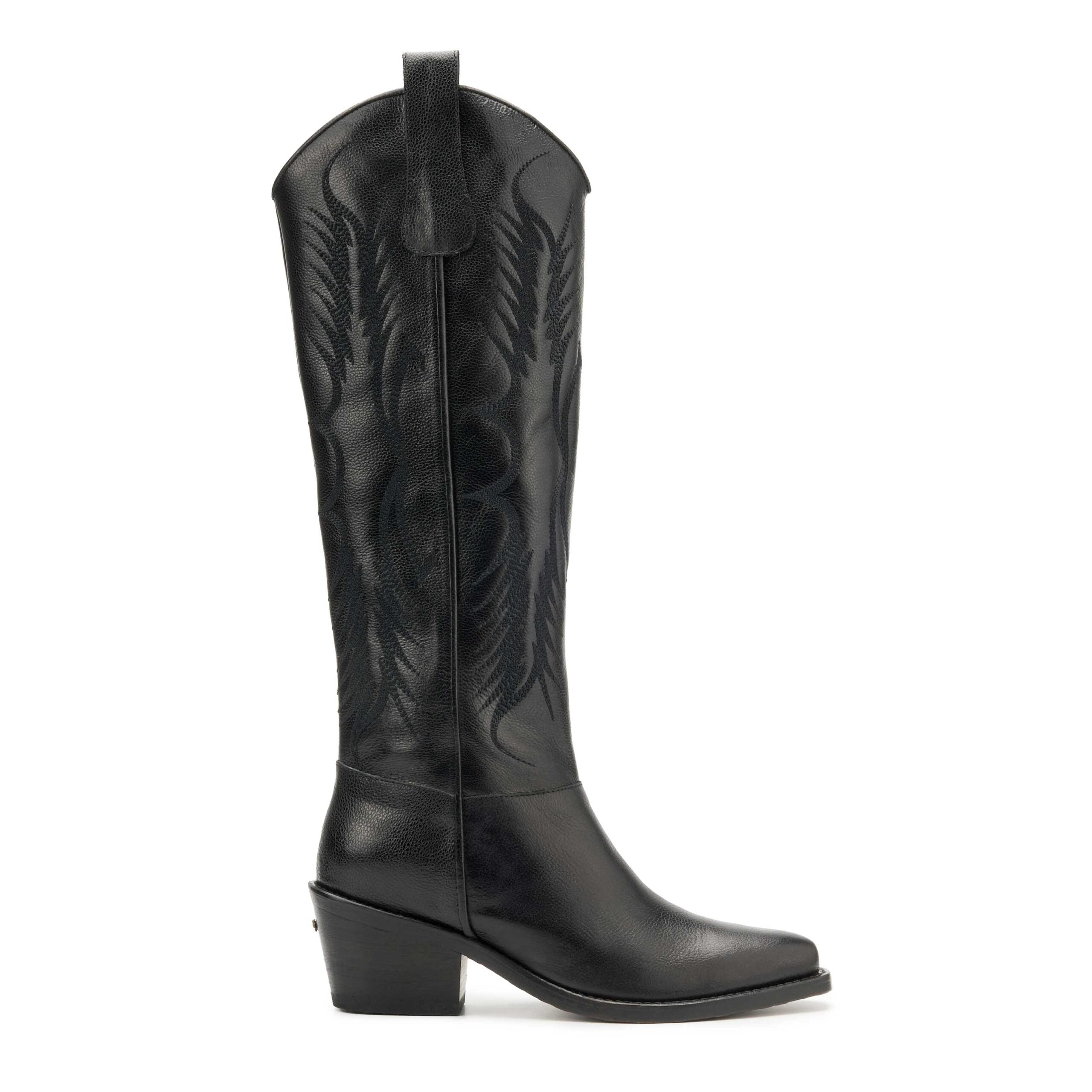 BOTA TEXANA EXTRALARGA NEGRA