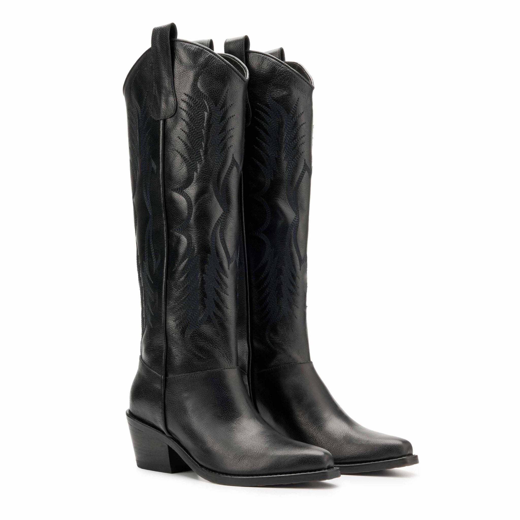 BOTA TEXANA EXTRALARGA NEGRA